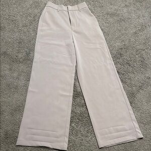 Chic Cream Wide-Leg Trousers